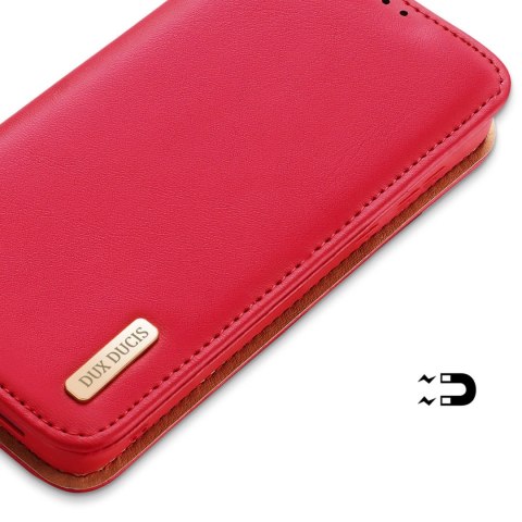 Etui Dux Ducis Hivo blokada RFID do Samsung Galaxy S23+ czerwone