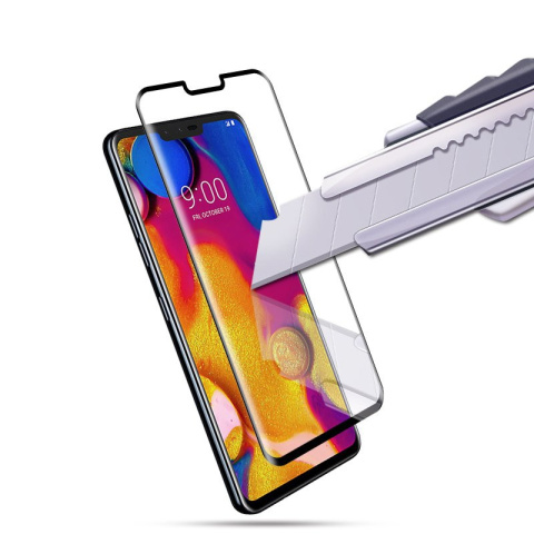 LG V40 THINQ | Szkło Hartowane Ochronne Na Cały Ekran 3D