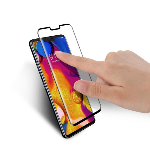 LG V40 THINQ | Szkło Hartowane Ochronne Na Cały Ekran 3D