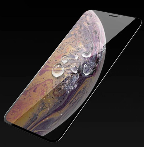 iPhone XR | Szkło Hartowane 5D Cały Ekran | Klejone po całości