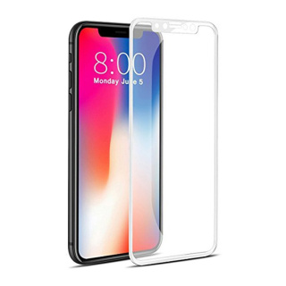 iPhone X / XS Szkło Hartowane Ochronne 5D Cały Ekran Klejone po całości Full Glue