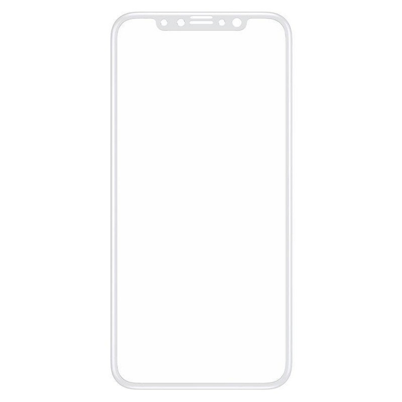 iPhone X / XS | Szkło Hartowane Ochronne 5D Cały Ekran | Klejone po całości Full Glue