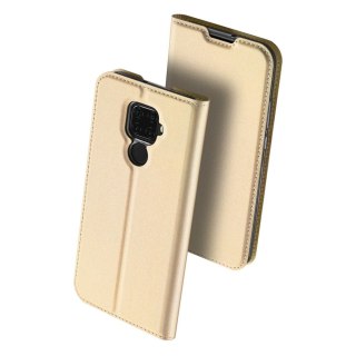 Etui z klapką DUX DUCIS Skin Pro do Huawei Mate 30 Lite złoty