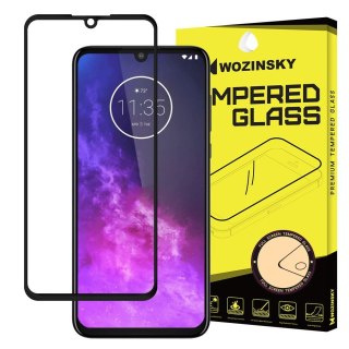 Szkło hartowane na cały ekran z ramką do Motorola One Zoom czarny