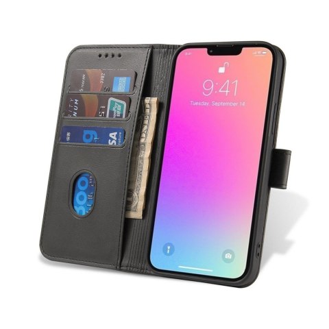 Magnet Case etui TCL 305 pokrowiec z klapką portfel podstawka czarne