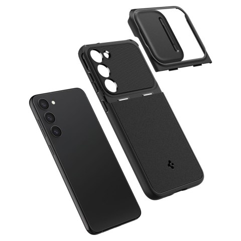 SPIGEN OPTIK ARMOR GALAXY S23 BLACK