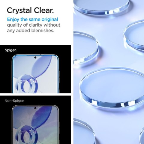 2x Szkło Hartowane Spigen Glas.tr "Ez Fit" do Samsung Galaxy S23 Clear