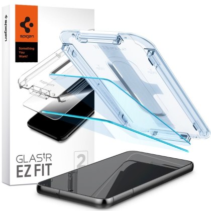 2x Szkło Hartowane Spigen Glas.tr "Ez Fit" do Samsung Galaxy S23+ Plus Clear