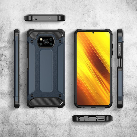 Etui Xarmor + szkło pełne do Xiaomi Poco X3 Nfc