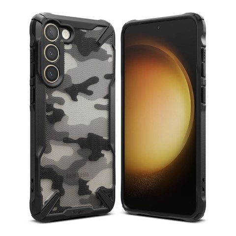 RINGKE FUSION X GALAXY S23+ PLUS CAMO BLACK