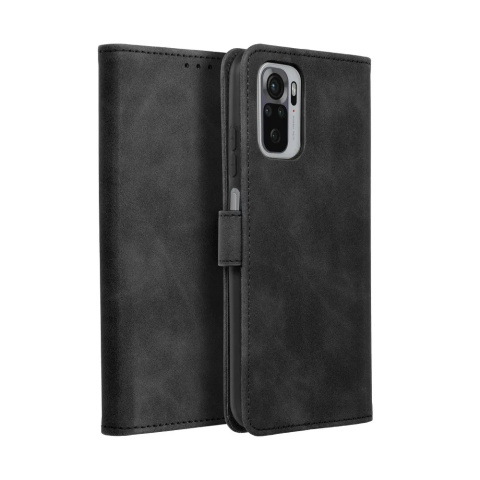 Etui z klapką + Szkło do Xiaomi Redmi Note 10 Pro / Redmi Note 10 Pro Max czarny