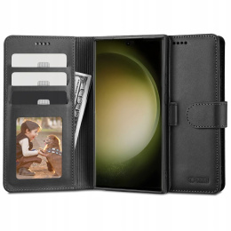 Etui Portfel z Klapką do Samsung Galaxy S23 Ultra czarny