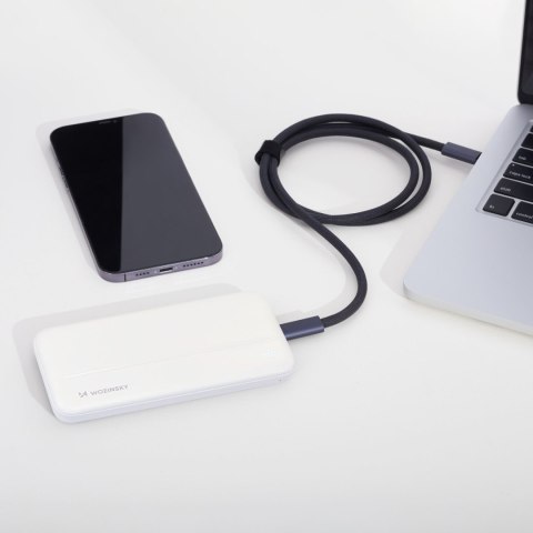 Wozinsky powerbank 10000mAh 2 x USB biały (WPBWE1)