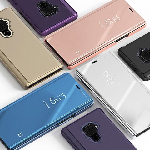 Etui z klapką Clear View Case do Huawei Mate 30 Lite czarny