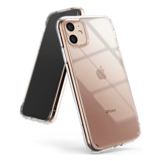 Etui pokrowiec z żelową ramką Ringke Fusion do iPhone 11 przezroczysty