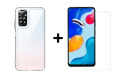 Etui Braders z żelową ramką + Szkło Ochronne do Xiaomi Redmi Note 11