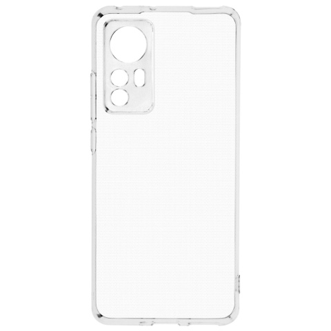 Etui CLEAR CASE 2mm z Osłoną Aparatu do Xiaomi 12 / 12X + Szkło Hartowane Płaskie