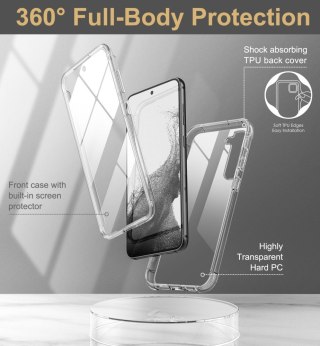 Etui z Szybką Kevlar Braders do Samsung Galaxy S23 Clear