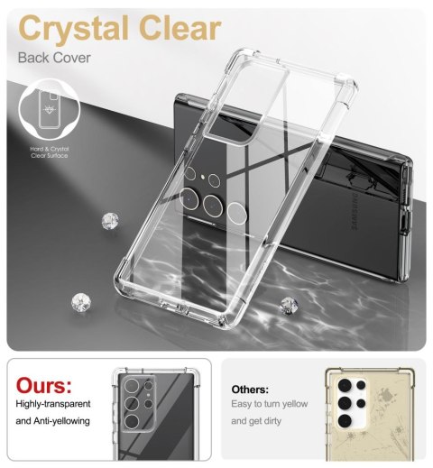 Etui z Szybką Kevlar Braders do Samsung Galaxy S23 Ultra Clear