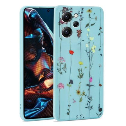 Etui Mood Braders do Xiaomi Poco X5 Pro 5G Garden Blue