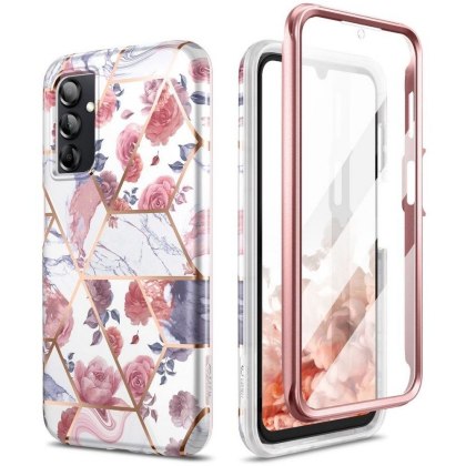 Etui z Szybką Velar Braders do Samsung Galaxy A14 4G / 5G Marble