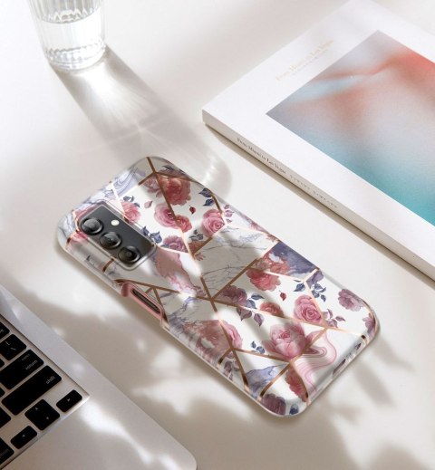 Etui z Szybką Velar Braders do Samsung Galaxy A14 4G / 5G Marble