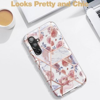 Etui z Szybką Velar Braders do Samsung Galaxy A54 5G Marble