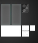 2x Szkło Hartowane + Szkło na Obiektyw Braders do Xiaomi Poco X5 Pro 5G Clear