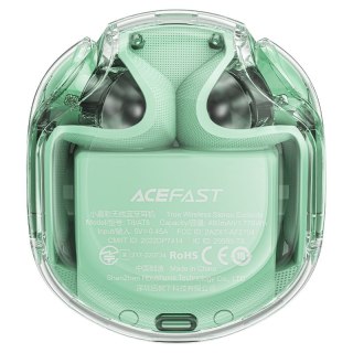 Acefast T8 słuchawki bezprzewodowe Bluetooth TWS miętowe