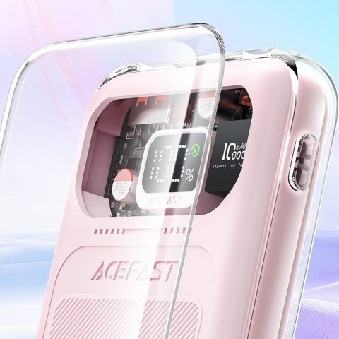 Acefast powerbank 10000mAh Sparkling Series szybkie ładowanie 30W szary (M1)