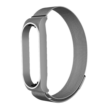 Opaska / Pasek Metal Braders do Xiaomi Mi Band 7 Szary