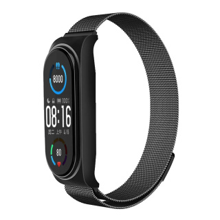 Opaska / Pasek Metal Braders do Xiaomi Mi Band 7 czarny