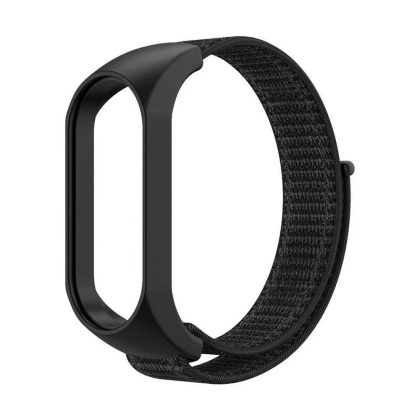 Opaska / Pasek Nylonowy Braders do Xiaomi Mi Band 5 / 6 / 7 czarny