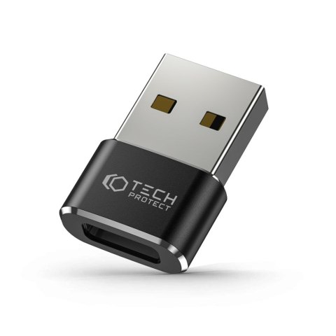 TECH-PROTECT ULTRABOOST ADAPTER USB TO TYPE-C BLACK