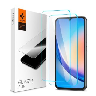 SZKŁO HARTOWANE SPIGEN GLAS.TR SLIM 2-PACK GALAXY A34 5G CLEAR