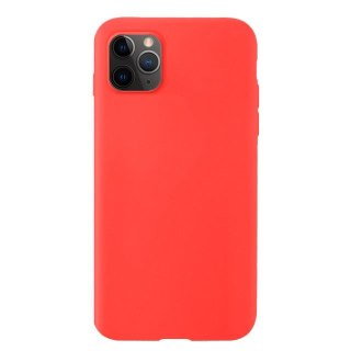 Elastyczne silikonowe etui Silicone Case do iPhone 11 Pro czerwony