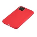 Elastyczne silikonowe etui Silicone Case do iPhone 11 Pro czerwony