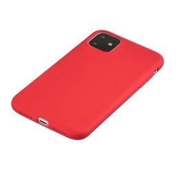 Elastyczne silikonowe etui Silicone Case do iPhone 11 Pro czerwony