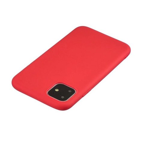 Elastyczne silikonowe etui Silicone Case do iPhone 11 Pro czerwony