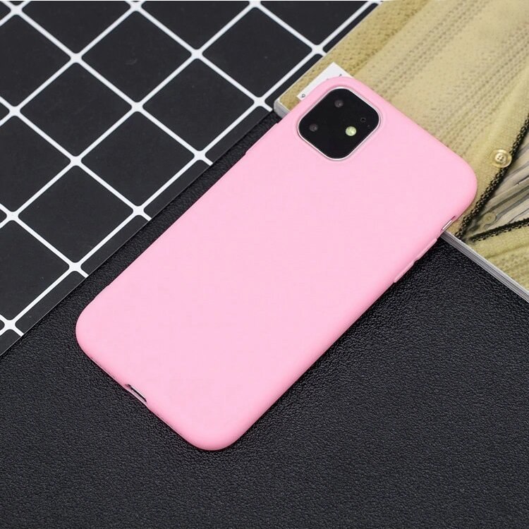 Elastyczne silikonowe etui Silicone Case do iPhone 11 Pro różowy