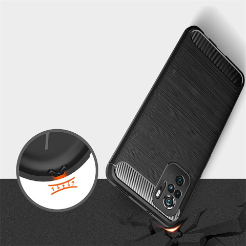 Etui Carbon Case do Xiaomi Redmi Note 10 / 10S czarny