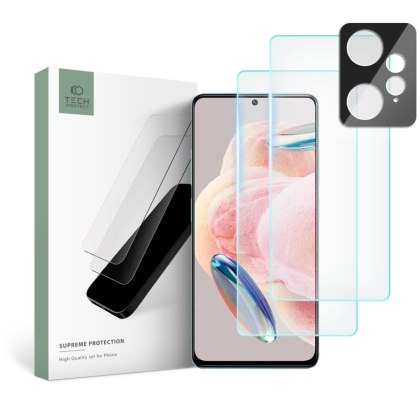 Szkło Hartowane Braders Zestaw do Xiaomi Redmi Note 12 4G / LTE Clear