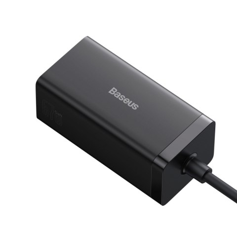 Baseus szybka ładowarka sieciowa GaN5 Pro HUB HDMI 2 x USB-C / USB-A / HDMI 4K 30Hz 1,5m czarna + kabel USB-C - USB-C 100W 40Gb/