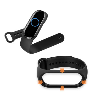 Opaska Silikonowa Zamienna do Xiaomi Mi Band 7 / Mi Band 8 czarny