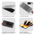 Szkło Hartowane Full Glue Easy-Stick Braders do iPhone 11 Czarny