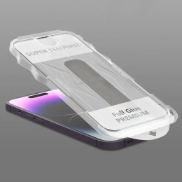 Szkło Hartowane Full Glue Easy-Stick Braders do iPhone 11 Pro Max Czarny