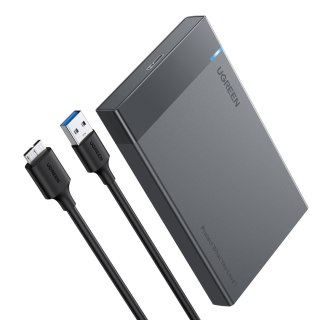 Ugreen adapter obudowa kieszeń na dysk SATA 2.5'' USB 3.0 czarny (US221)