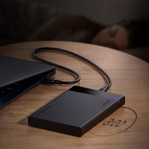 Ugreen adapter obudowa kieszeń na dysk SATA 2.5'' USB 3.0 czarny (US221)