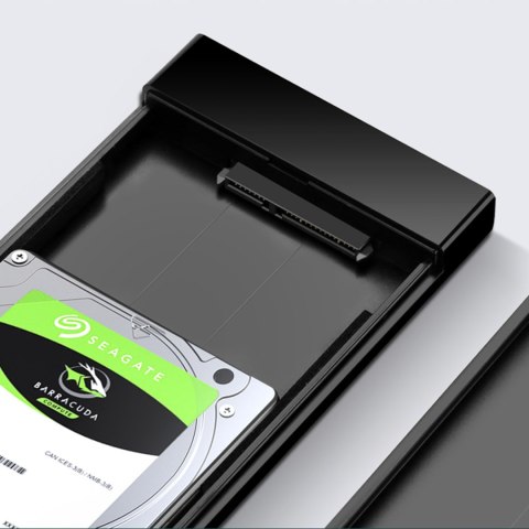Ugreen adapter obudowa kieszeń na dysk SATA 2.5'' USB C 3.0 czarny (US221)