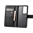 Etui ICarer Wallet Case do Samsung Galaxy S23+ Plus skórzany pokrowiec portfel czarne